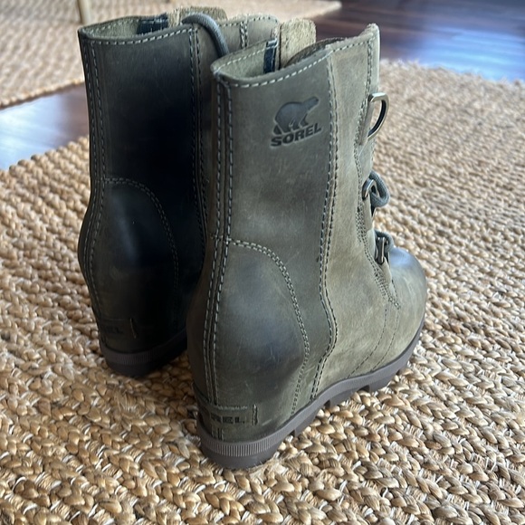 Sorel New no Box Sz 6 Women’s Joan of Arctic™ WEDGE II Olive - Picture 3 of 10